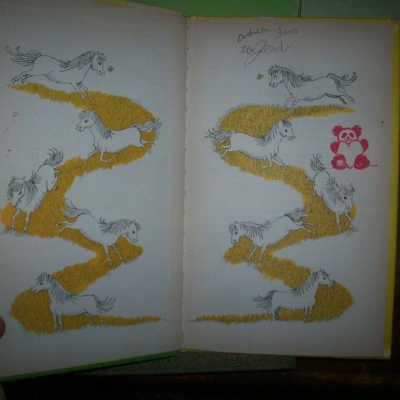 4pc Vintage Kids Books Easy Readers I Wish I had a Pony Grampa's Wonderful Glass - Picture 6 of 12